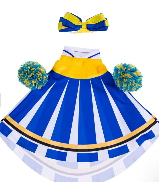 Giddy the Porch Goose Cheerleader Outfit