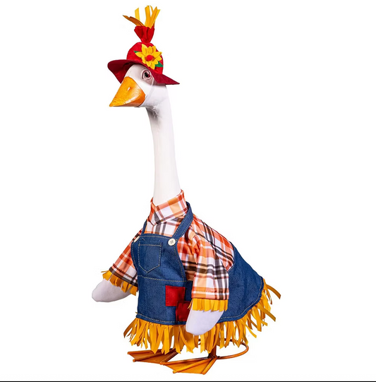 Giddy the Porch Goose Scarecrow Outfit