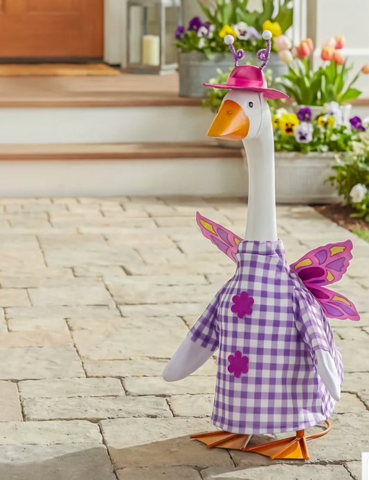 Giddy the Porch Goose Butterfly Outfit