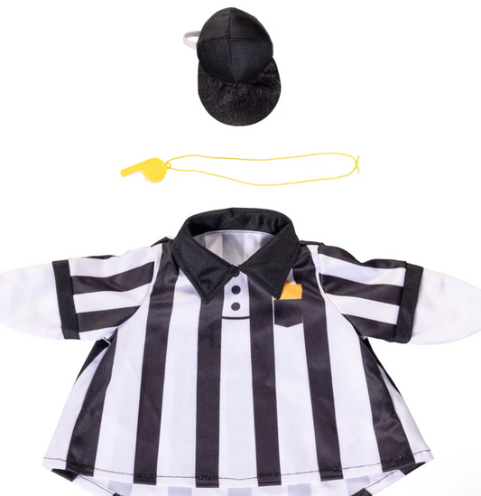 Giddy the Porch Goose Referee Outfit