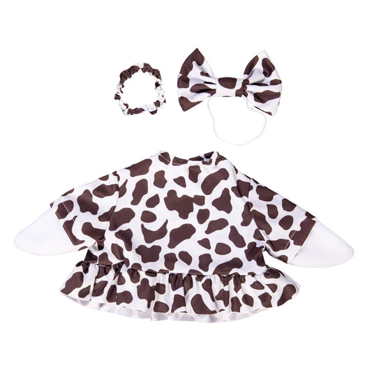 Porch Goose Cow Print Gown