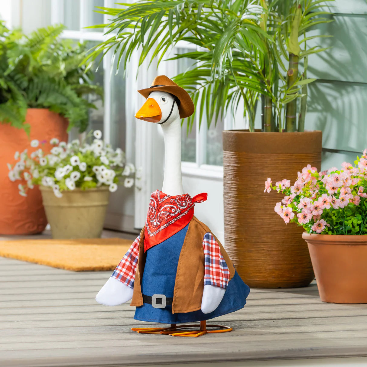 Porch Goose Wild West Outfit