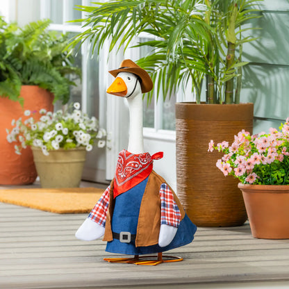 Porch Goose Wild West Outfit