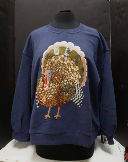 Navy Big Turkey Sweatshirt
