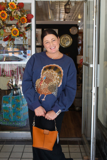 Navy Big Turkey Sweatshirt