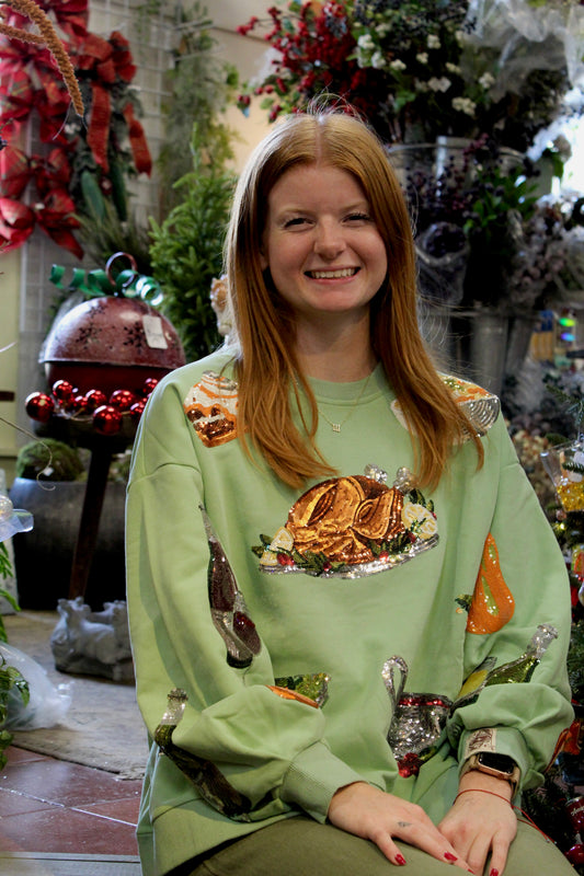 Mint Queen Of Turkey Sweatshirt