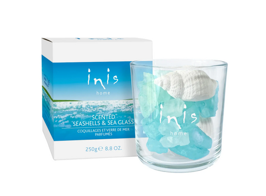 Inis Home Scented Seashells & Sea Glass 8.8 oz.