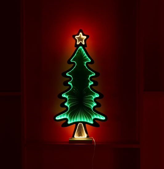 Tree with Star Infinity Light, UL Plug In