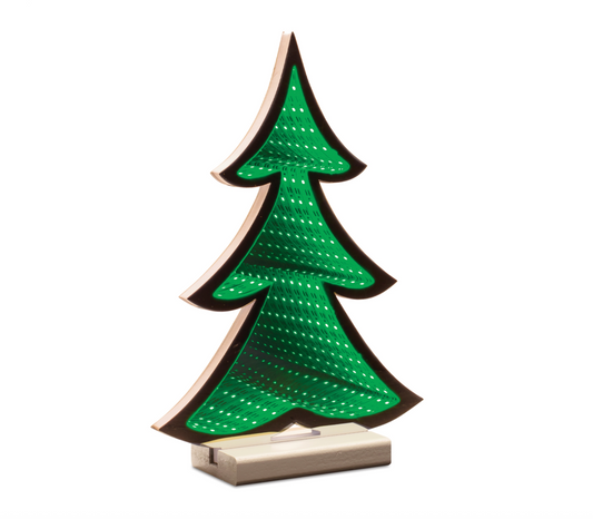 Green Tree 11.75" Infinity Light, USB/battery