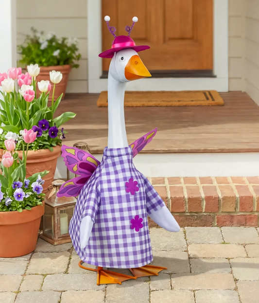 Giddy the Porch Goose Butterfly Outfit