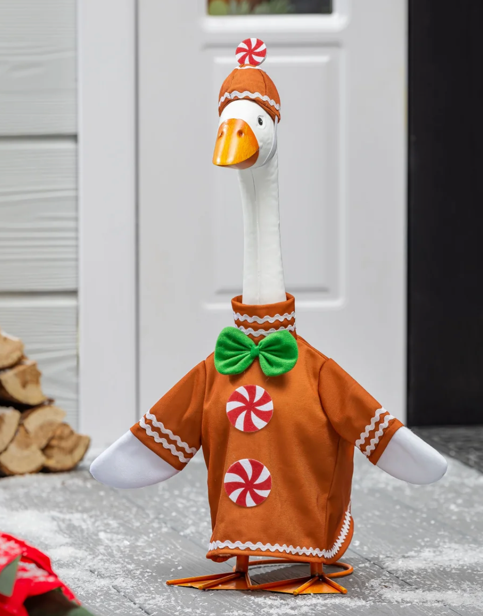 Giddy the Porch Goose Gingerbread Outfit