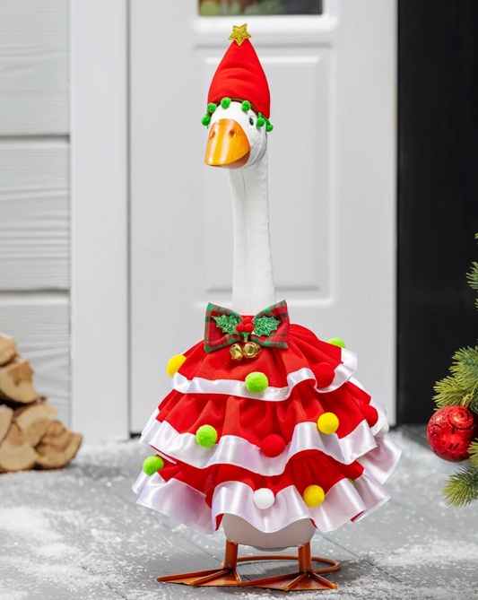 Giddy the Porch Goose Christmas Dress Outfit