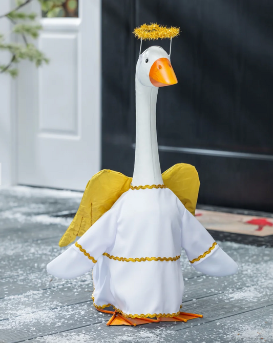 Giddy the Porch Goose Angel Outfit