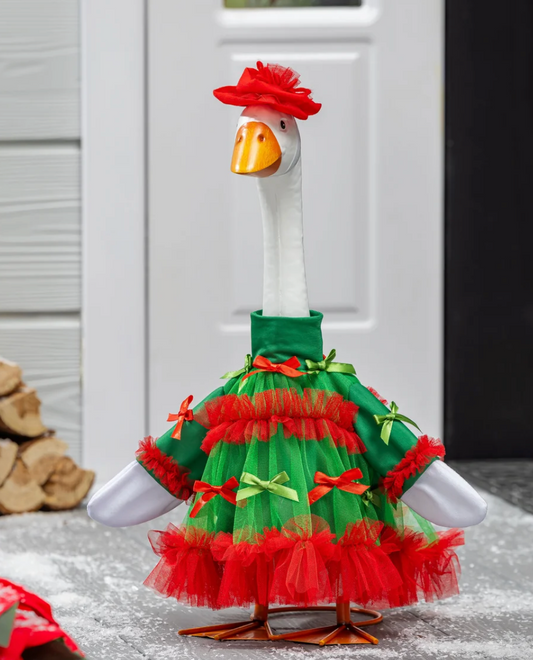 Giddy the Porch Goose Bows Outfit