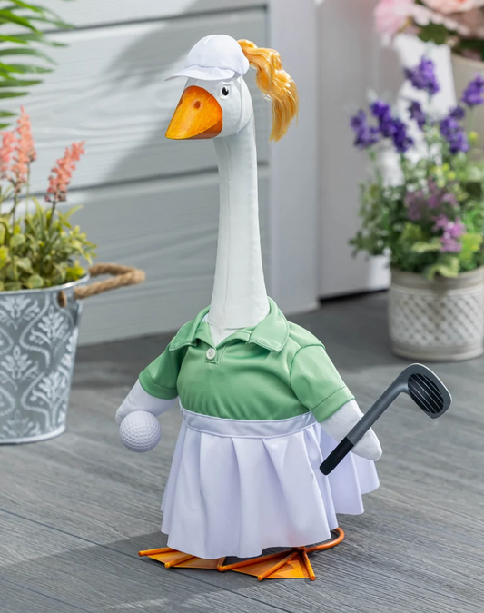 Giddy the Porch Goose Golf Player Outfit