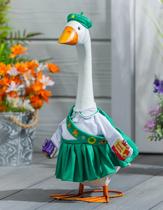 Giddy the Porch Goose Sweet Treat Scout Outfit