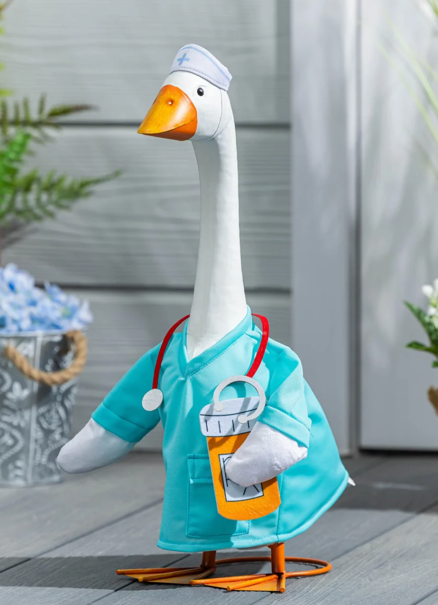 Giddy the Porch Goose Nurse Outfit