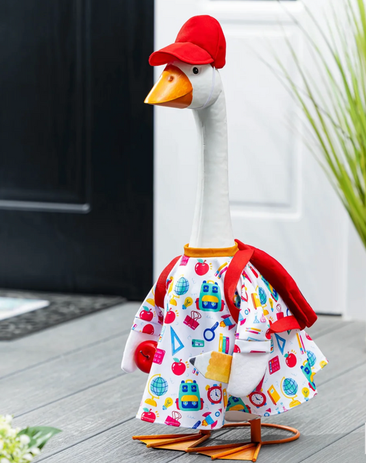Giddy the Porch Goose Back To School Outfit