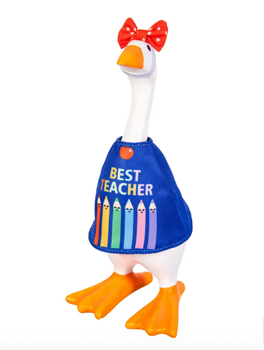 Gordy the Desktop Goose Best Teacher Outfit